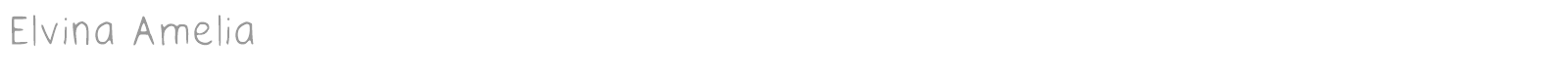 Elvina Amelia font preview
